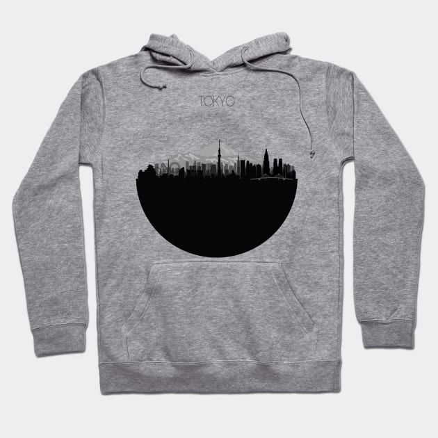 Tokyo Skyline Hoodie by inspirowl